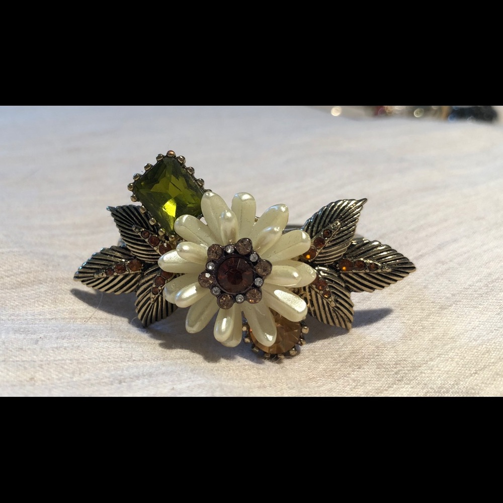 Floral double ring - Picture 3 of 3